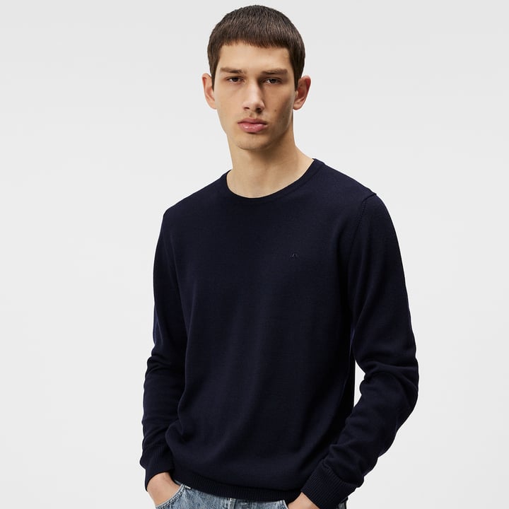 Lyle Merino Crew Neck Sweater Sininen J.Lindeberg Lyle Merino Crew Neck Sweater Sininen J.Lindeberg