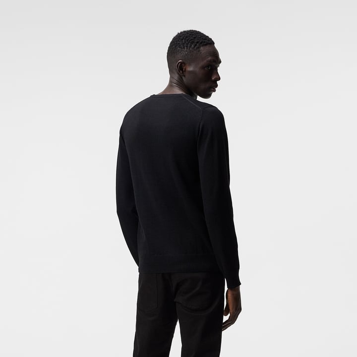 Lyle Merino Crew Neck Sweater Musta J.Lindeberg Lyle Merino Crew Neck Sweater Musta J.Lindeberg