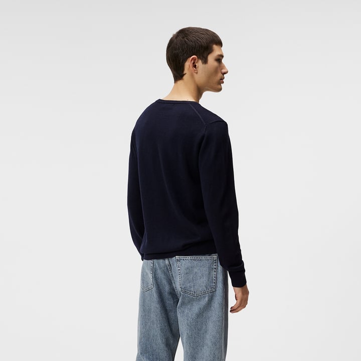 Lyle Merino Crew Neck Sweater Sininen J.Lindeberg Lyle Merino Crew Neck Sweater Sininen J.Lindeberg