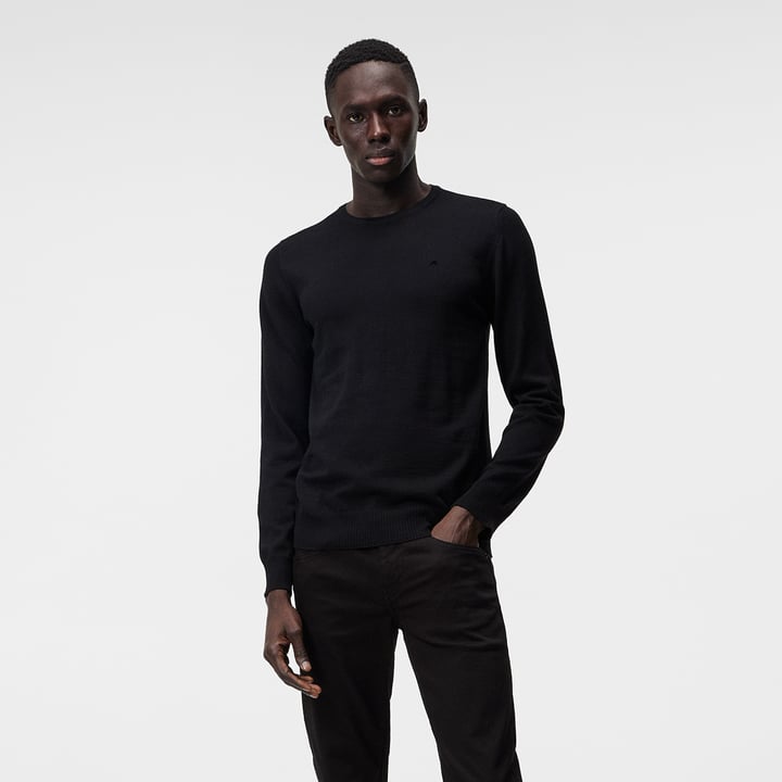 Lyle Merino Crew Neck Sweater Musta J.Lindeberg Lyle Merino Crew Neck Sweater Musta J.Lindeberg