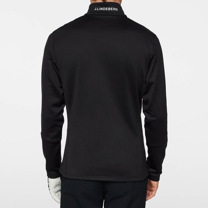 Aerial Quarter Zip Mid Layer Svart J.Lindeberg Aerial Quarter Zip Mid Layer Svart J.Lindeberg