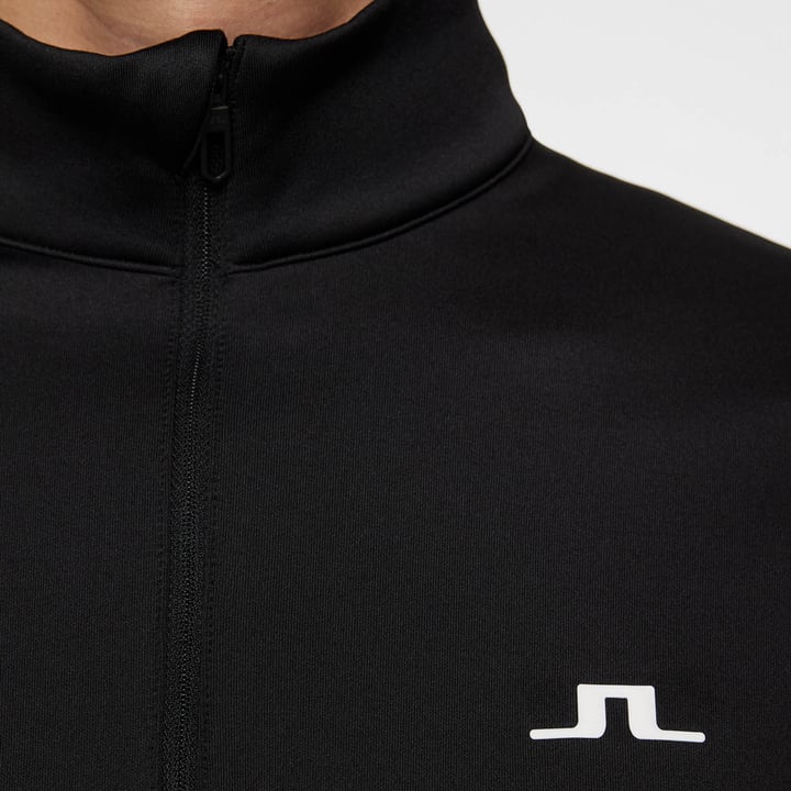 Aerial Quarter Zip Mid Layer Svart J.Lindeberg Aerial Quarter Zip Mid Layer Svart J.Lindeberg