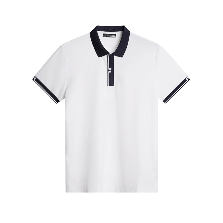 Bay Slim Polo Vit J.Lindeberg