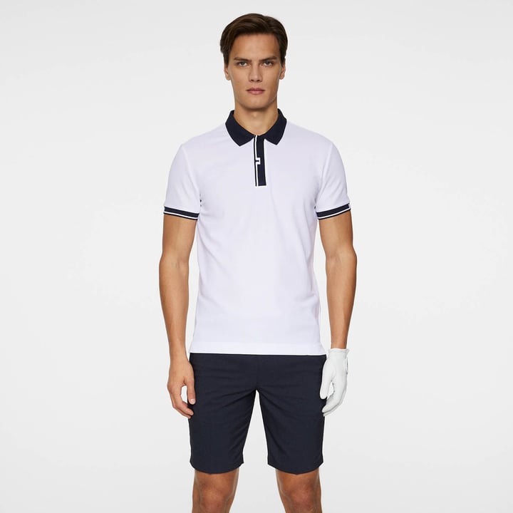 Bay Slim Polo Vit J.Lindeberg