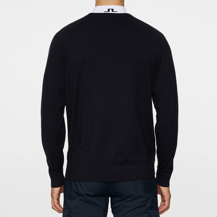 Henry Knitted Sweater Blå J.Lindeberg Henry Knitted Sweater Blå J.Lindeberg