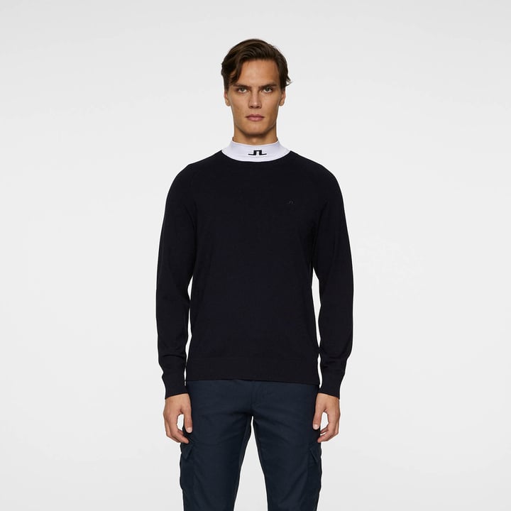 Henry Knitted Sweater Blå J.Lindeberg Henry Knitted Sweater Blå J.Lindeberg