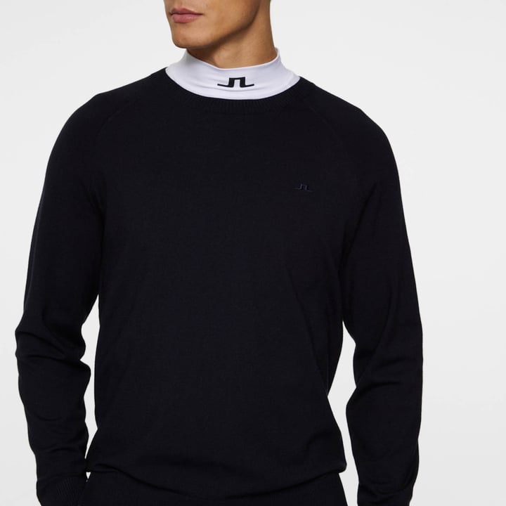 Henry Knitted Sweater Blå J.Lindeberg Henry Knitted Sweater Blå J.Lindeberg