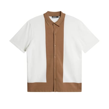Rue Knitted Polo Shirt Weiß J.Lindeberg