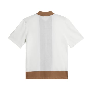 Rue Knitted Polo Shirt Weiß J.Lindeberg