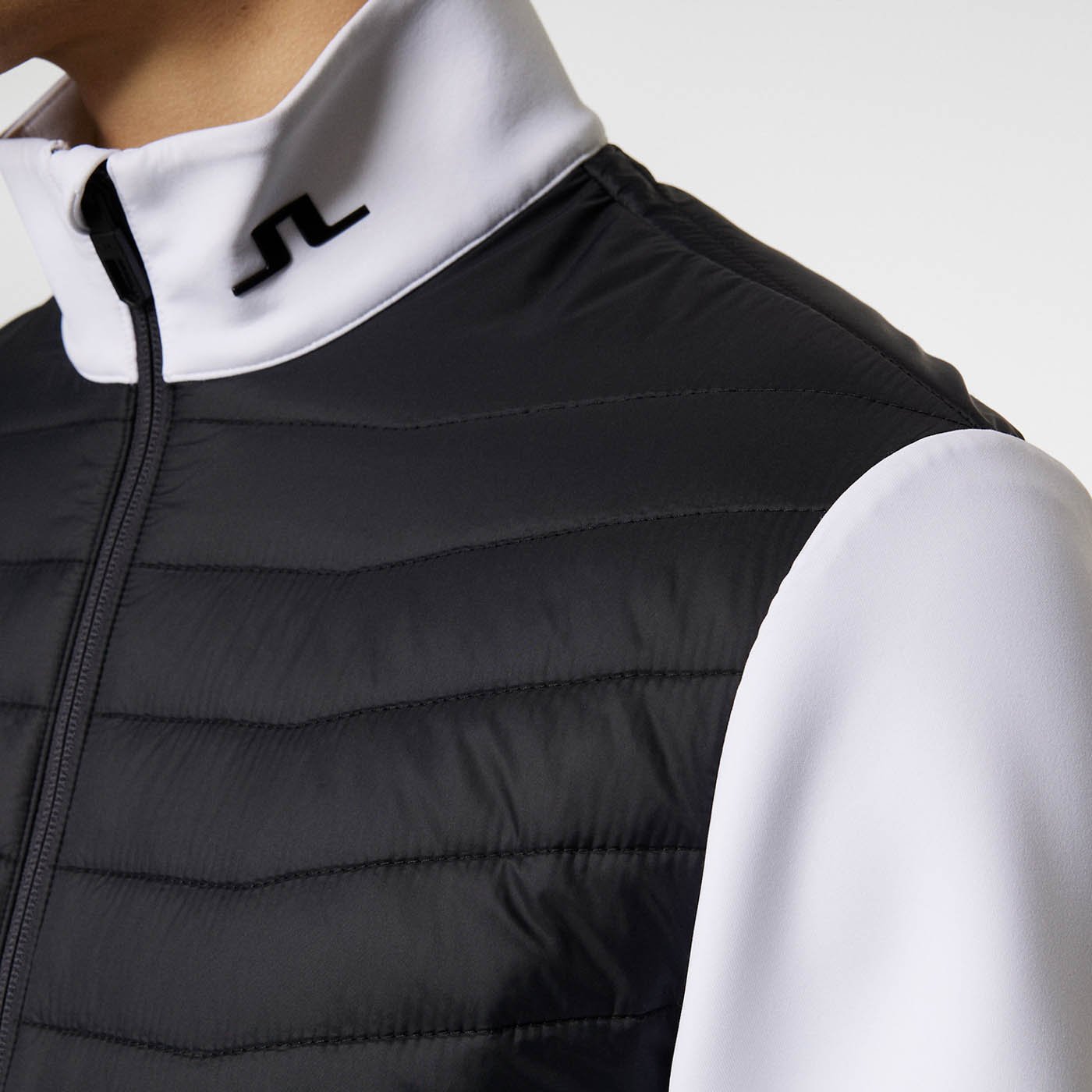 Holden Quilt Hybrid Jacket White J.Lindeberg