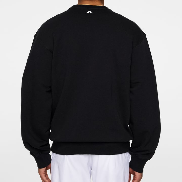 Roberto Crewneck JL x Kangol Svart J.Lindeberg