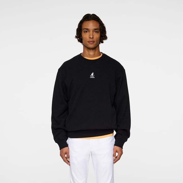 Roberto Crewneck JL x Kangol Svart J.Lindeberg