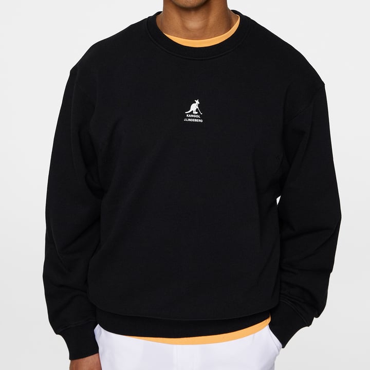 Roberto Crewneck JL x Kangol Svart J.Lindeberg