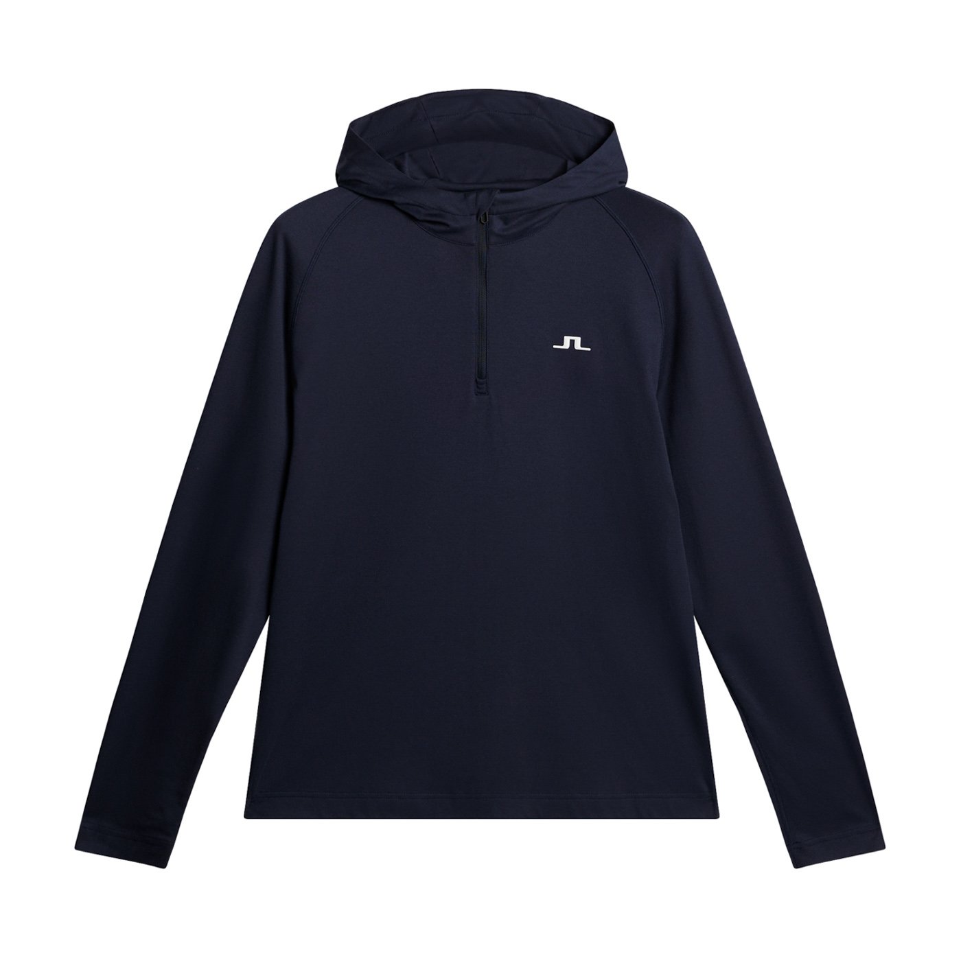 Mario Quarter Zip Hood Blau