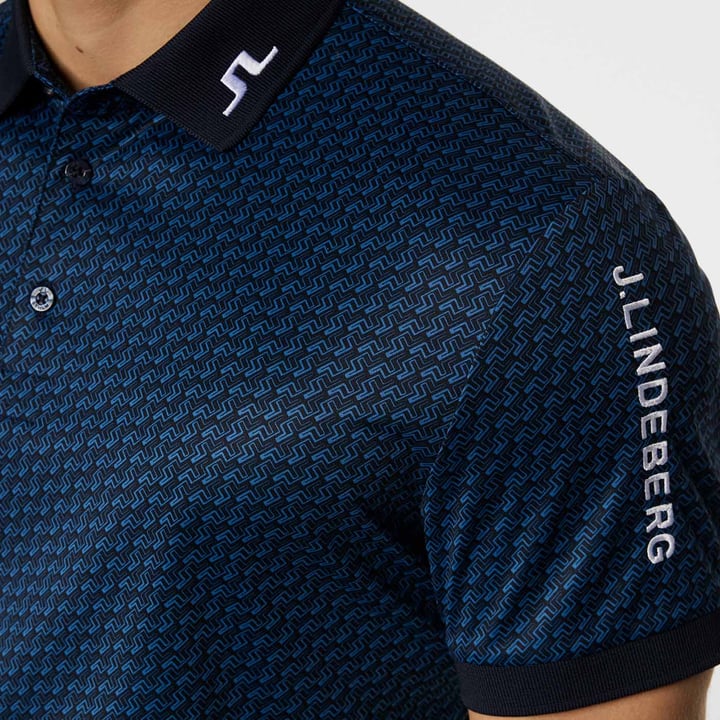 Tour Tech Print Polo J.Lindeberg