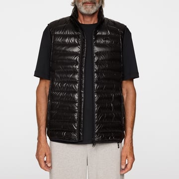 Oden Light Down Vest Musta J.Lindeberg