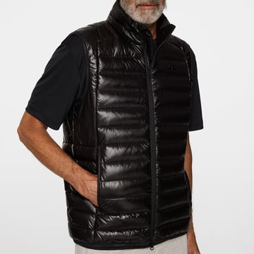 Oden Light Down Vest Musta J.Lindeberg
