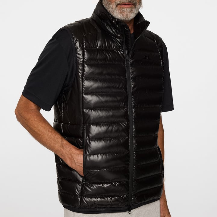 Oden Light Down Vest Musta J.Lindeberg