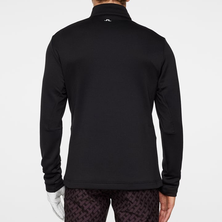 Vinnie Quarter Zip Mid Layer Svart J.Lindeberg