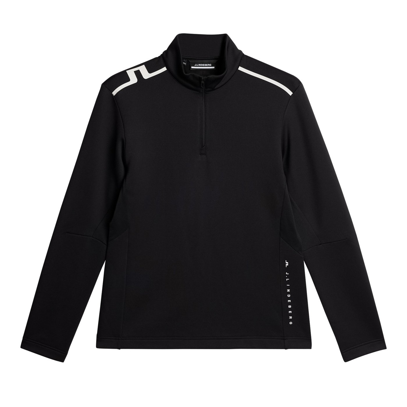 Vinnie Quarter Zip Mid Layer Svart