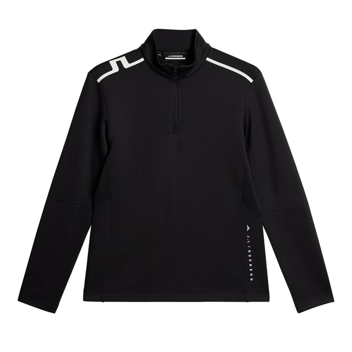 Vinnie Quarter Zip Mid Layer Svart J.Lindeberg