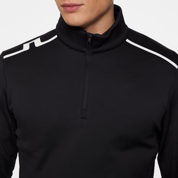 Vinnie Quarter Zip Mid Layer Svart J.Lindeberg