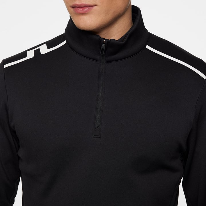 Vinnie Quarter Zip Mid Layer Svart J.Lindeberg