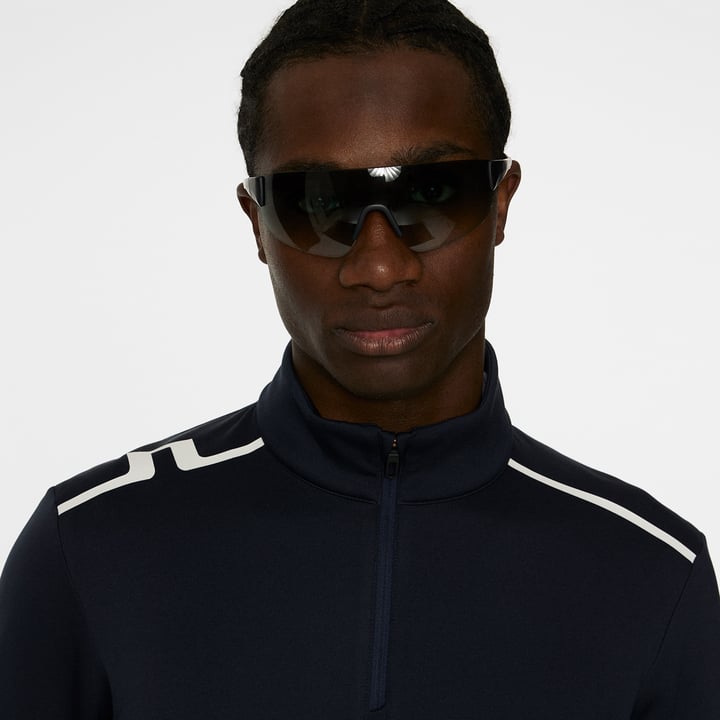 Vinnie Quarter Zip Mid Layer Blå J.Lindeberg Vinnie Quarter Zip Mid Layer Blå J.Lindeberg