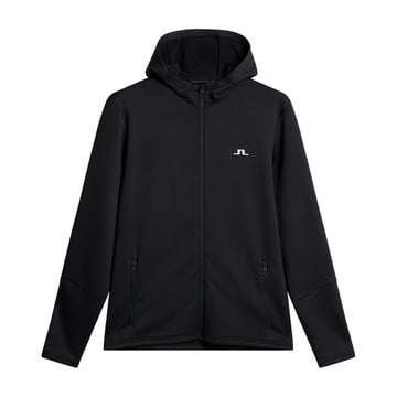 Aerial Full Zip Hood Svart J.Lindeberg