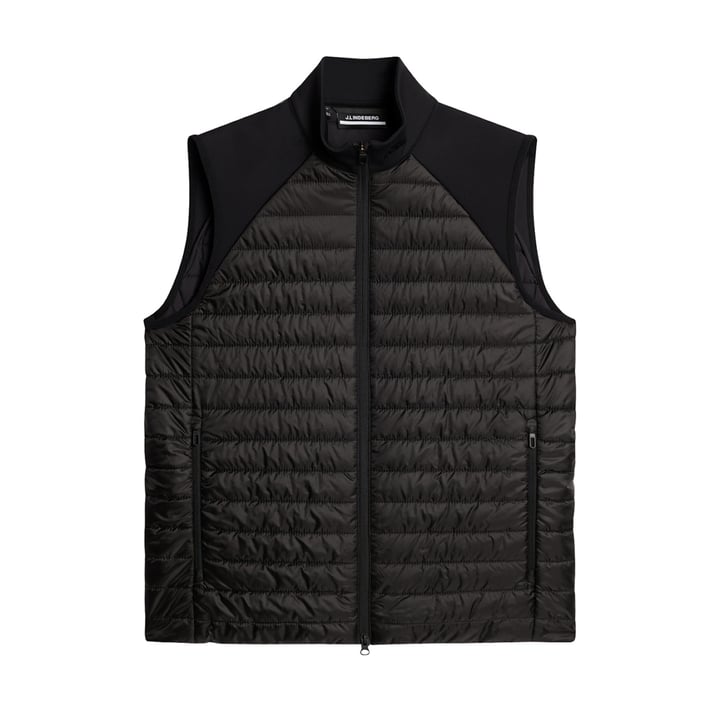 Hayden Quilt Hybrid Vest Sort J.Lindeberg