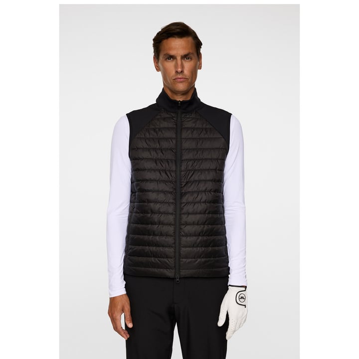 Hayden Quilt Hybrid Vest Sort J.Lindeberg Hayden Quilt Hybrid Vest Sort J.Lindeberg