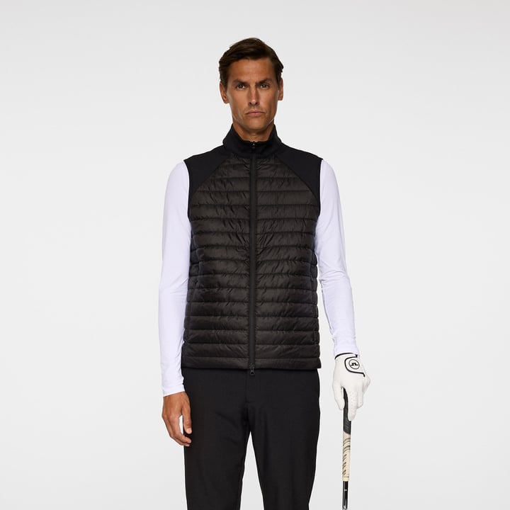 Hayden Quilt Hybrid Vest Sort J.Lindeberg Hayden Quilt Hybrid Vest Sort J.Lindeberg