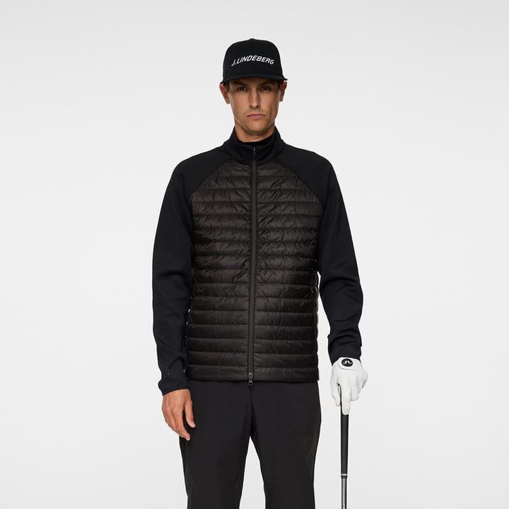 Hayden Quilt Hybrid Jacket Black J.Lindeberg