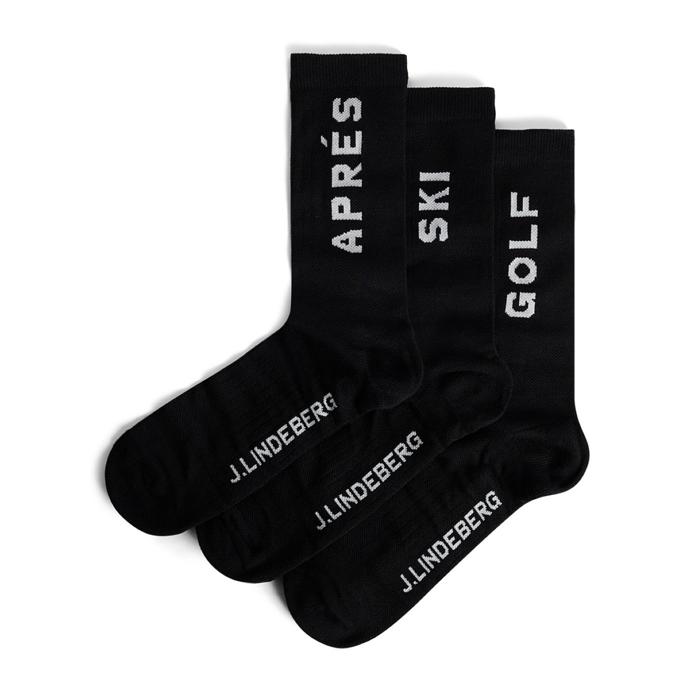 Miles Sock Pack Svart J.Lindeberg