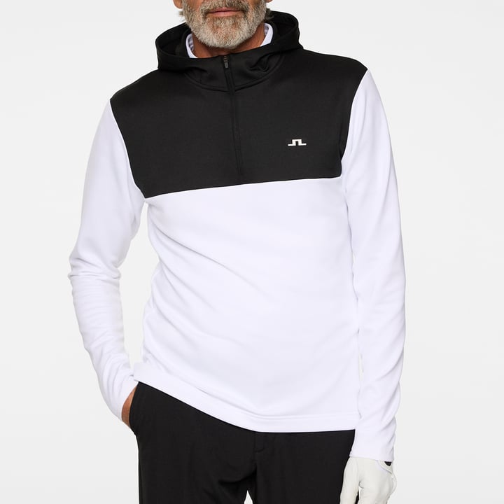 Banks Zip Hood Vit J.Lindeberg