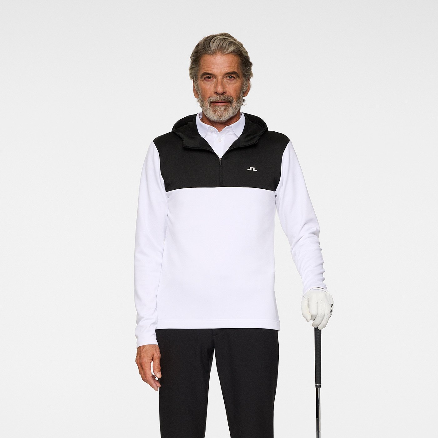 Banks Zip Hood Hvid J.Lindeberg