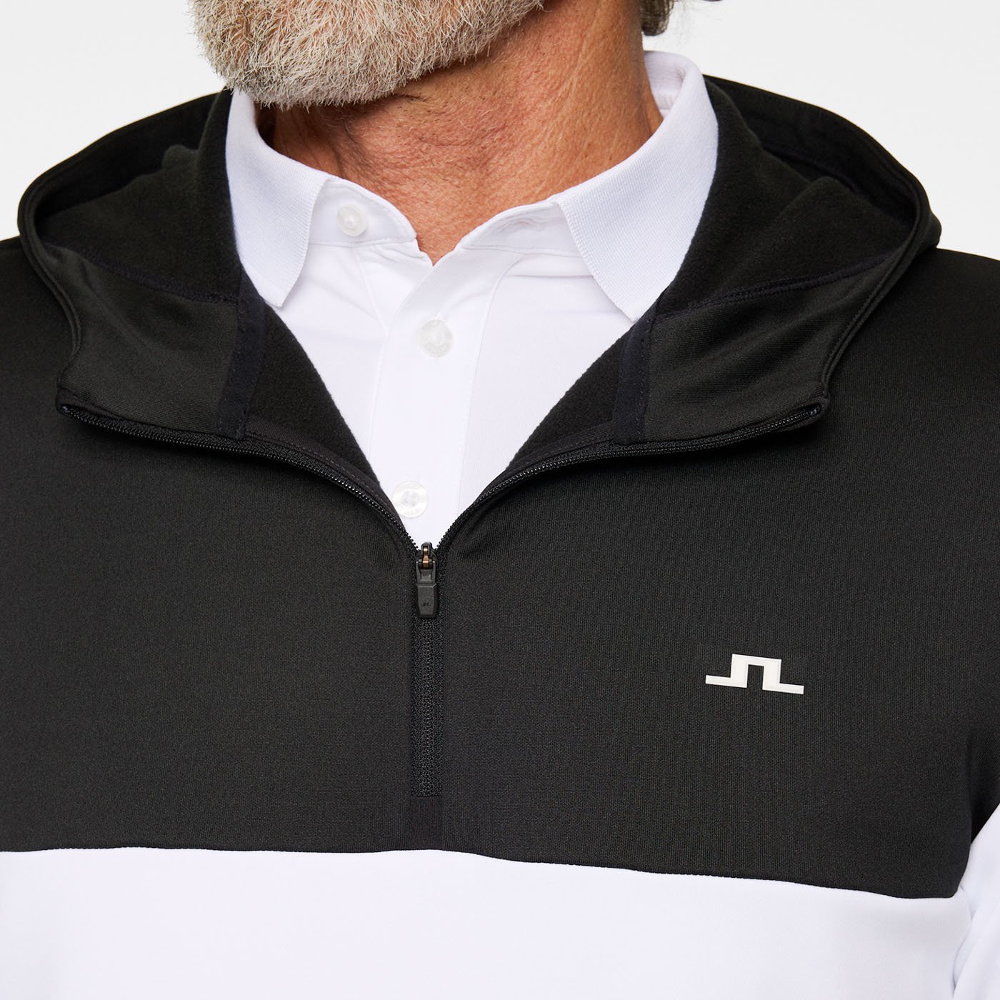 Banks Zip Hood Hvid J.Lindeberg