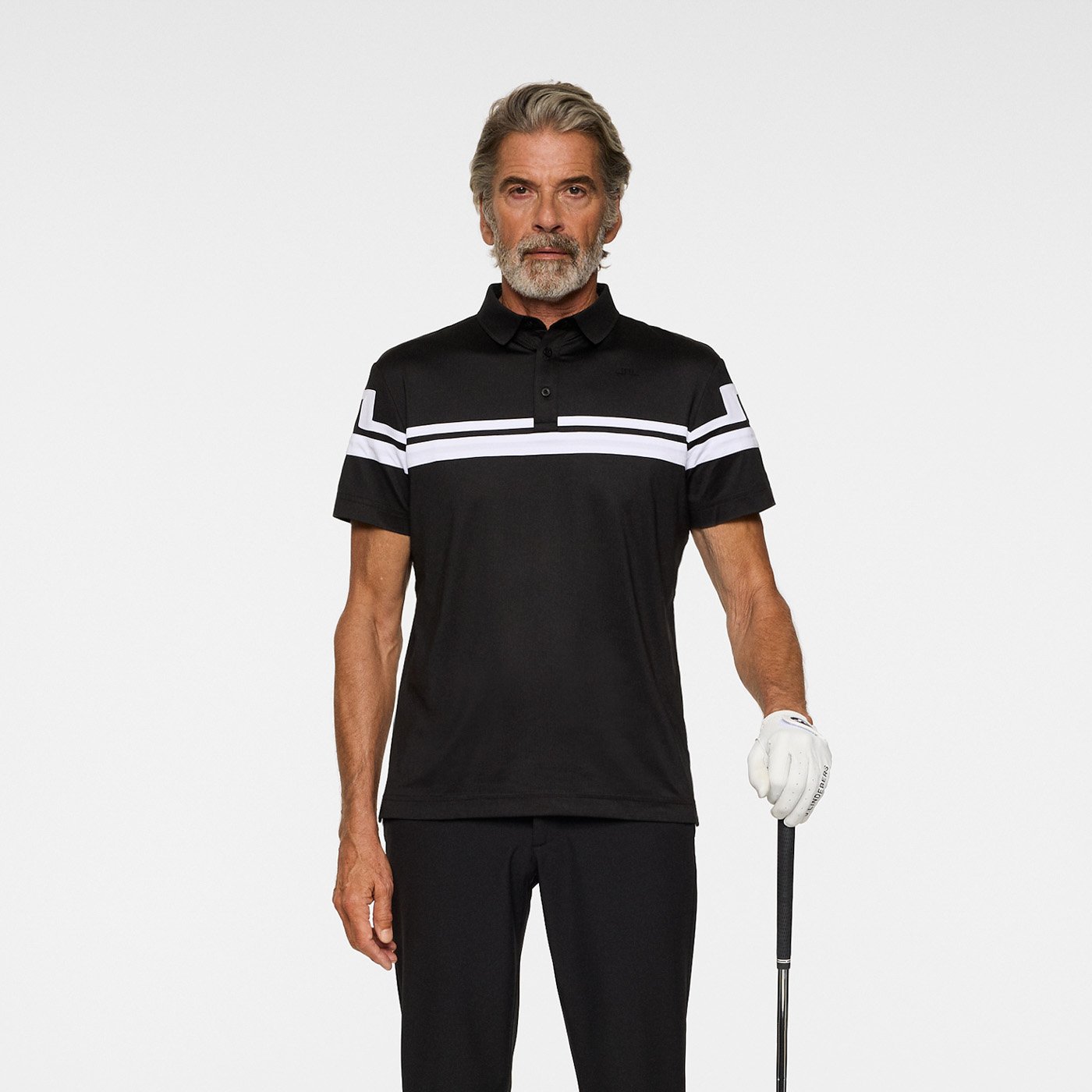 Mads Polo Svart J.Lindeberg