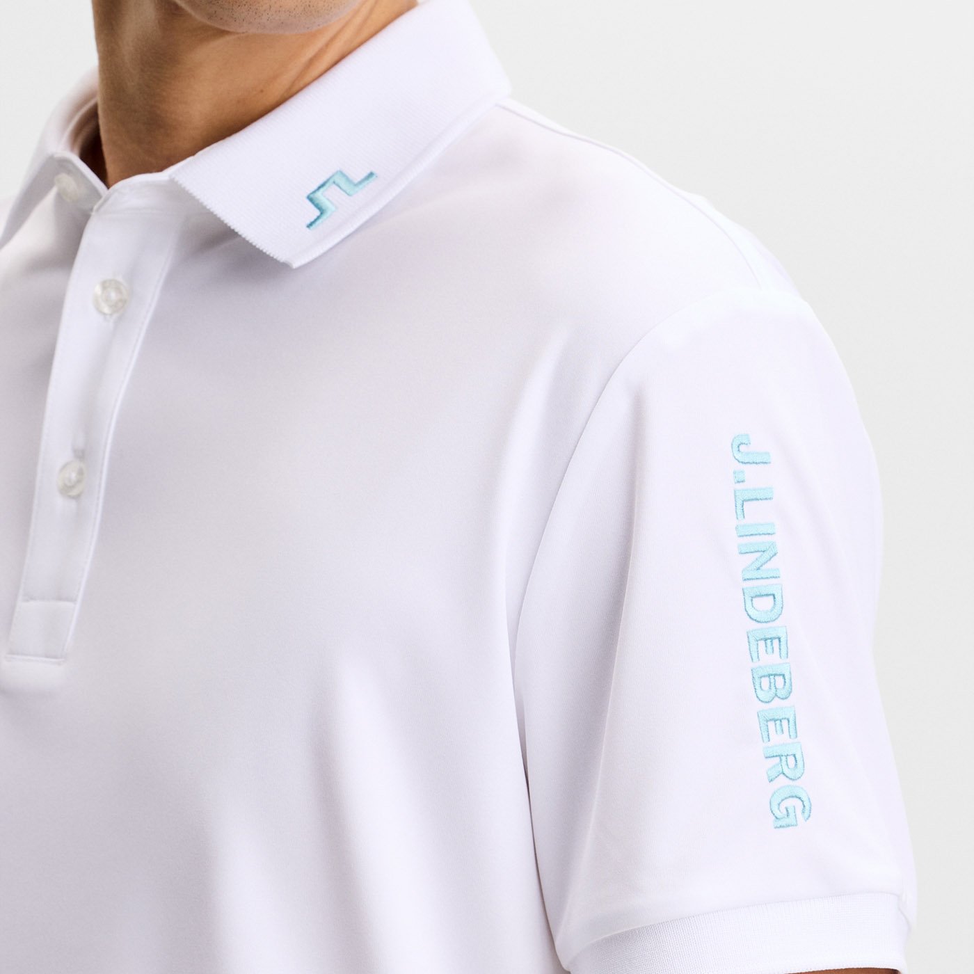 Tour Tech Polo Ltd White J.Lindeberg