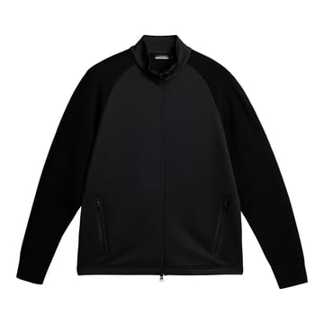 Devin Hybrid Knit Zip Sweater Sort J.Lindeberg