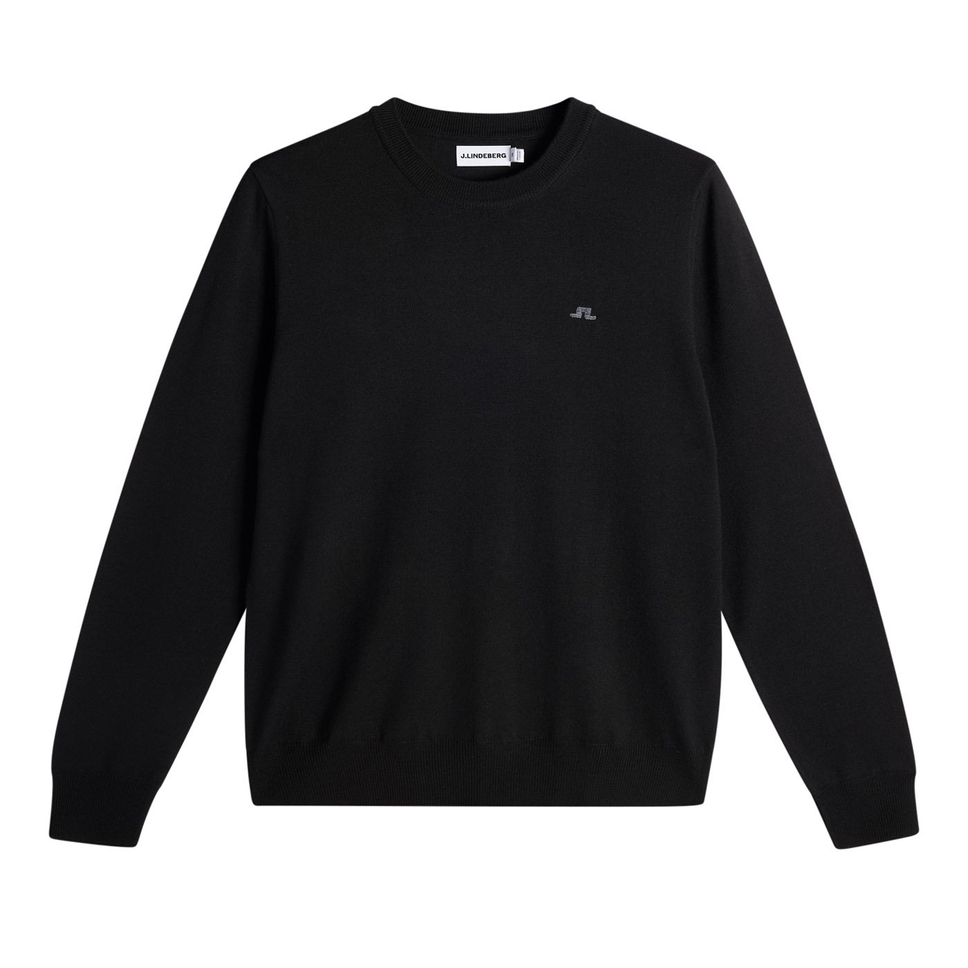 Keane Merino Crew Neck Svart Keane Merino Crew Neck Svart