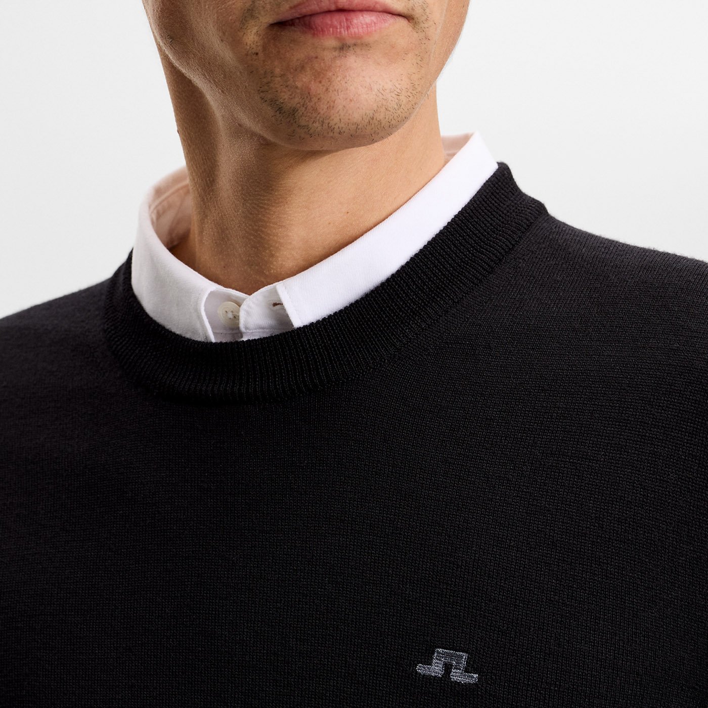 Keane Merino Crew Neck Blå J.Lindeberg Keane Merino Crew Neck Blå J.Lindeberg