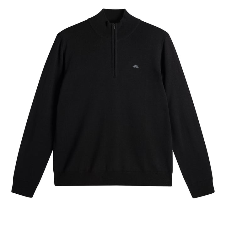 Kiyan Quarter Zip Sweater Svart J.Lindeberg