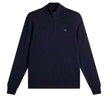 Kiyan Quarter Zip Sweater Blue J.Lindeberg