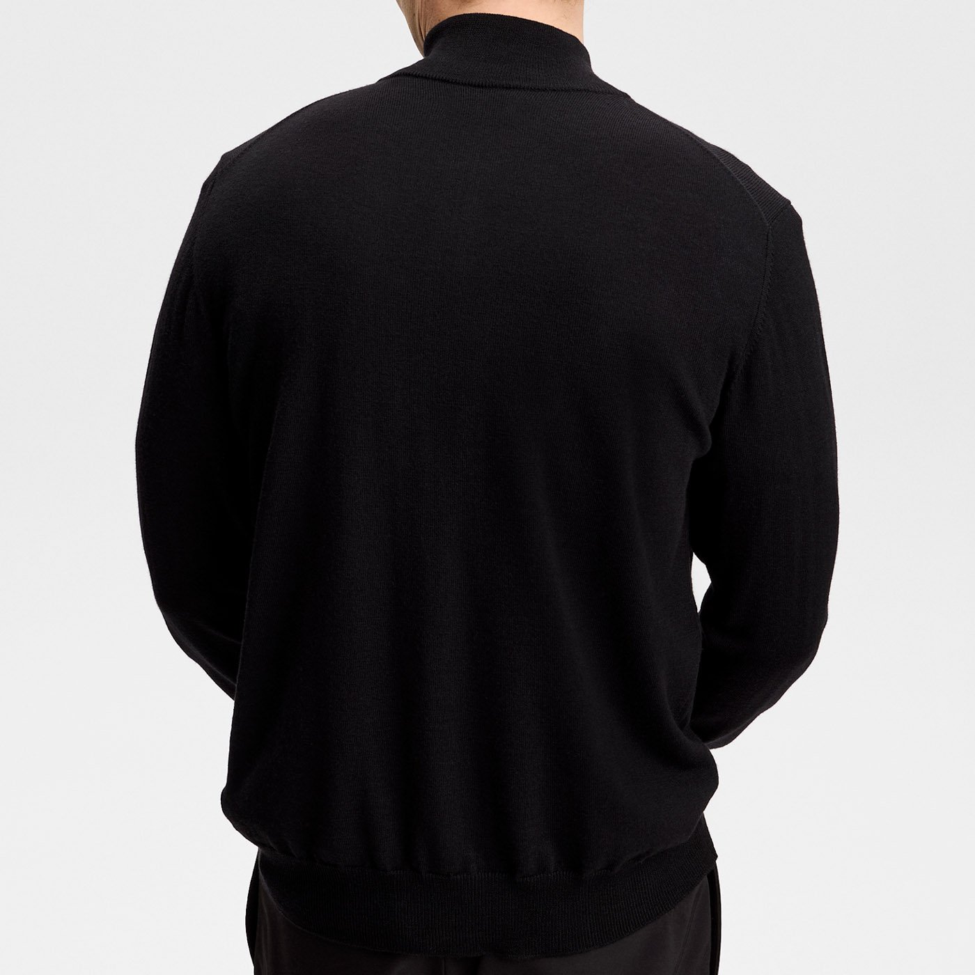 Kiyan Quarter Zip Sweater Black J.Lindeberg Kiyan Quarter Zip Sweater Black J.Lindeberg