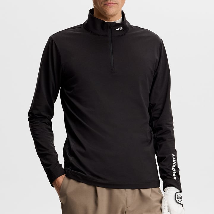 Tour Tech Mid Layer Musta J.Lindeberg