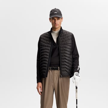 Tour Tech Mid Layer Musta J.Lindeberg
