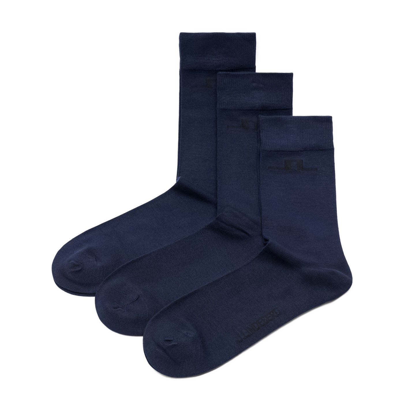 Bamboo Long Socks 3P Blau