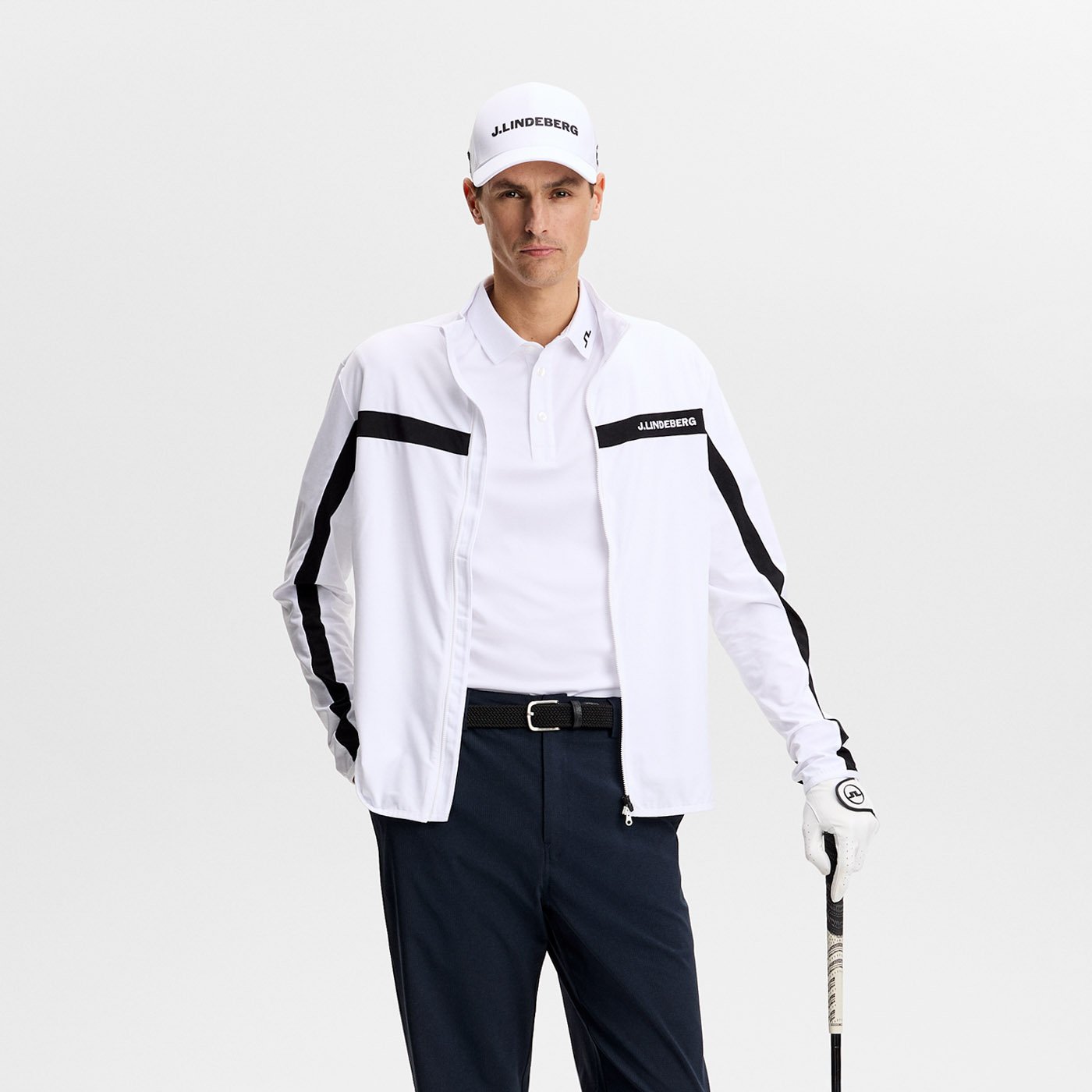 Tour Tech Polo Hvid J.Lindeberg Tour Tech Polo Hvid J.Lindeberg