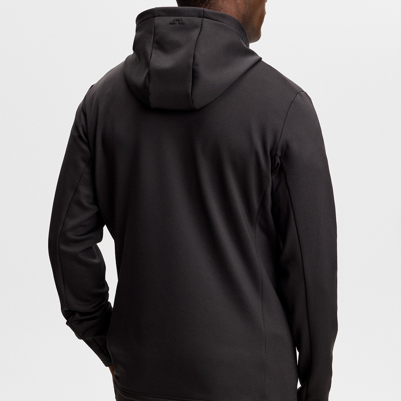 Aerial Quarter Zip Hood Svart J.Lindeberg
